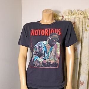Brooklyn‎ Notorious Graphic Tee - Charcoal Size S
